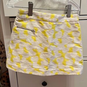 Yellow and White Patterned Bonpoint Skirt